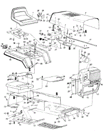 Lawn parts for Mtd Lawn Tractor 13735-7 / 1987 from AppliancePartsPros.com