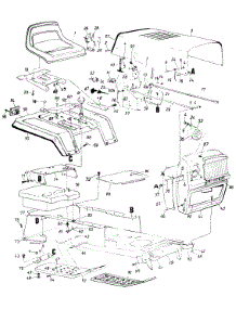 Lawn parts for Mtd Lawn Tractor 13735-8 / 1988 from AppliancePartsPros.com