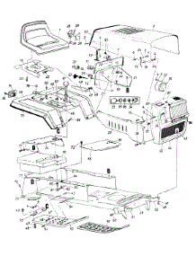Lawn parts for Mtd Lawn Tractor 13735-9 / 1989 from AppliancePartsPros.com