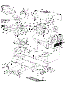 Lawn parts for Mtd Lawn Tractor 13765-9 / 1989 from AppliancePartsPros.com