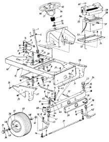 Lawn parts for Mtd Lawn Tractor 13765-9 / 1989 from AppliancePartsPros.com