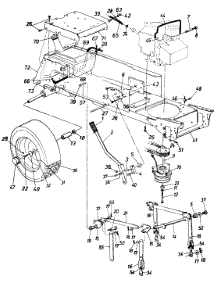Lawn parts for Mtd Lawn Tractor 13765-9 / 1989 from AppliancePartsPros.com