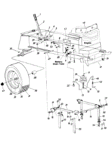 Lawn parts for Mtd Lawn Tractor 13785-7 / 1987 from AppliancePartsPros.com