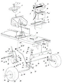 Lawn parts for Mtd Lawn Tractor 13785-7 / 1987 from AppliancePartsPros.com
