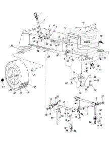 Lawn parts for Mtd Lawn Tractor 13785-8 / 1988 from AppliancePartsPros.com