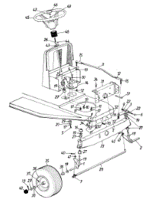 Parts parts for Mtd Lawn Tractor 138-356-000 / 1988 from AppliancePartsPros.com