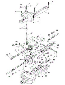 Single Speed Transaxle Right Hand parts for Mtd Lawn Tractor 138-631-000 / 1988 from AppliancePartsPros.com