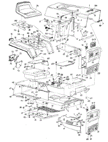 Parts parts for Mtd Lawn Tractor 138-738-000 / 1988 from AppliancePartsPros.com