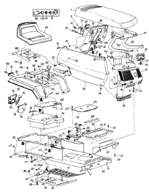 Parts parts for Mtd Lawn Tractor 138-784-401 / 1988 from AppliancePartsPros.com