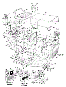 Parts parts for Mtd Lawn Tractor 139-330-000 / 1989 from AppliancePartsPros.com