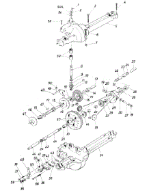 Single Speed Transaxle Left Hand parts for Mtd Lawn Tractor 139-348-000 / 1989 from AppliancePartsPros.com