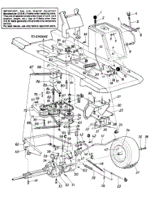 Parts parts for Mtd Lawn Tractor 139-514-000 / 1989 from AppliancePartsPros.com