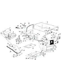 Parts parts for Mtd Lawn Tractor 139-537-000 / STYLE 7 1989 from AppliancePartsPros.com
