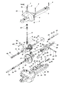 Single Speed Transaxle Right Hand parts for Mtd Lawn Tractor 139-638-000 / 1989 from AppliancePartsPros.com