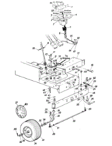 Parts parts for Mtd Lawn Tractor 139-684-401 / 1989 from AppliancePartsPros.com