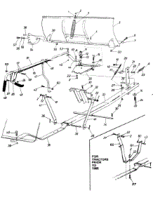 48" Snow Blade parts for Mtd Garden Tractor 140-840-000 / 1990 from AppliancePartsPros.com