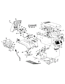 Style 4 parts for Mtd Garden Tractor 140-844H000 / 1990 from AppliancePartsPros.com