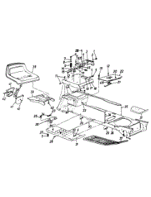 Parts parts for Mtd Garden Tractor 141-836H000 / DECK H 1991 from AppliancePartsPros.com