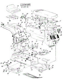 Garden parts for Mtd Garden Tractor 141-844H000 / 1991 from AppliancePartsPros.com
