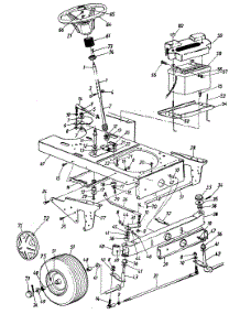 Parts parts for Mtd Garden Tractor 141-848H000 / DECK H 1991 from AppliancePartsPros.com