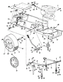 Parts parts for Mtd Garden Tractor 141-848H000 / DECK H 1991 from AppliancePartsPros.com