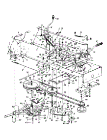 Drive / Pedal Assembly / Speed Selector Assembly / Hitch Plate parts for Mtd Garden Tractor 143P849H000 / 1993 from AppliancePartsPros.com