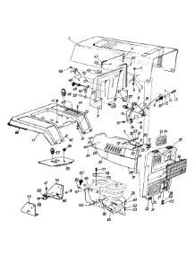 Hood Style 8 parts for Mtd Garden Tractor 144Q848H336 / 1994 from AppliancePartsPros.com