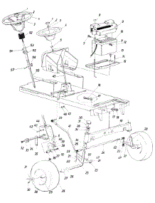 Steering parts for Mtd Garden Tractor 146-834-000 / 1986 from AppliancePartsPros.com