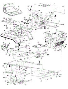 Parts parts for Mtd Garden Tractor 146-842-000 / 1986 from AppliancePartsPros.com