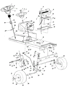 Parts parts for Mtd Garden Tractor 147-843-000 / 1987 from AppliancePartsPros.com
