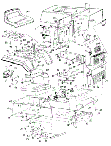 Parts parts for Mtd Garden Tractor 147-863-000 / 1987 from AppliancePartsPros.com