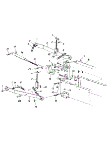 Three Point Hitch parts for Mtd Garden Tractor 147-995-000 / 1987 from AppliancePartsPros.com