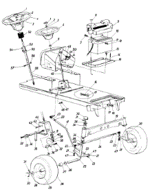 Parts parts for Mtd Garden Tractor 148-847-000 / 1988 from AppliancePartsPros.com