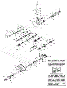 Transaxle parts for Mtd Garden Tractor 14805-7 / 1987 from AppliancePartsPros.com