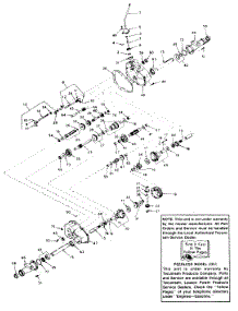 Transaxle parts for Mtd Garden Tractor 14833C / 1986 from AppliancePartsPros.com