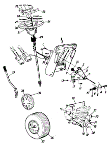 Parts parts for Mtd Garden Tractor 149-824-000 / 1989 from AppliancePartsPros.com
