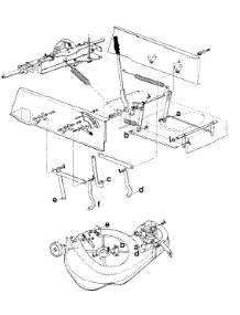 36" Rear Discharge Mowing Deck parts for Mtd Lawn Tractor 196-802-000 / 1986 from AppliancePartsPros.com