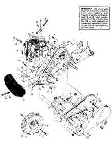 Rear parts for Mtd Tiller 210430 / 1990 from AppliancePartsPros.com
