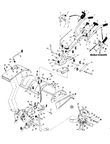 Handle & Tine parts for Mtd Tiller 211430 / 1991 from AppliancePartsPros.com