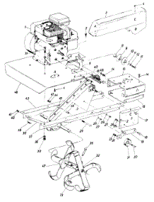 Engine And Mainframe parts for Mtd Tiller 211700 / 1991 from AppliancePartsPros.com