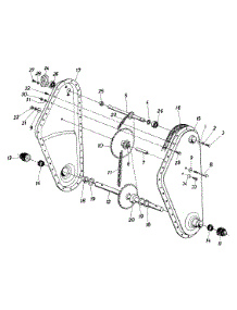 Tine Shaft Assembly parts for Mtd Tiller 214-406-118 / 1994 from AppliancePartsPros.com
