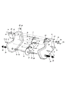 Wheel Shaft Assembly parts for Mtd Tiller 214-406-118 / 1994 from AppliancePartsPros.com