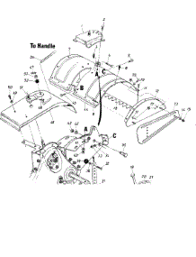 Rear parts for Mtd Tiller 21430-8 / 1988 from AppliancePartsPros.com