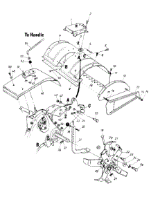Rear parts for Mtd Tiller 21430C / 1986 from AppliancePartsPros.com
