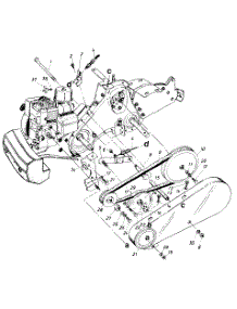 Rear parts for Mtd Tiller 21430C / 1986 from AppliancePartsPros.com