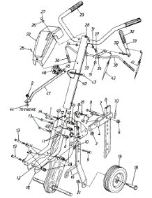 Upper Assembly parts for Mtd Tiller 215-390-000 / 1995 from AppliancePartsPros.com