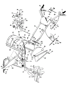 Upper Assembly parts for Mtd Tiller 215-406-000 / 1995 from AppliancePartsPros.com