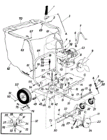 Power parts for Mtd Chipper-Shredder & Vac 241687 / 1991 from AppliancePartsPros.com