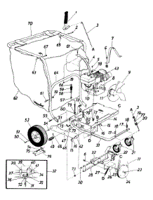 Engine Mounting Assembly parts for Mtd Chipper-Shredder & Vac 242-689-000 / 1992 from AppliancePartsPros.com