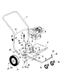Engine Mounting Frame Assembly parts for Mtd Blower 242-692-054 / 1992 from AppliancePartsPros.com